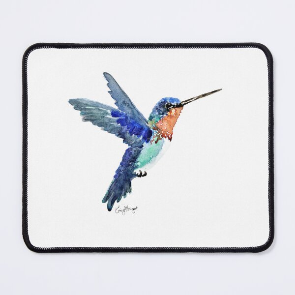 Item preview, Hummingbird "Hope" Original Watercolor Painting by Emily Albright designed and sold by ARTwithAlbright.