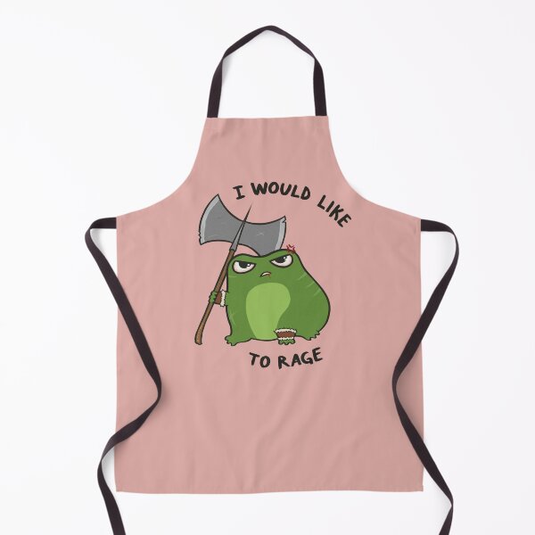 Item preview, I would like to rage | D&D Barbarian Frog designed and sold by ZentropyArt.