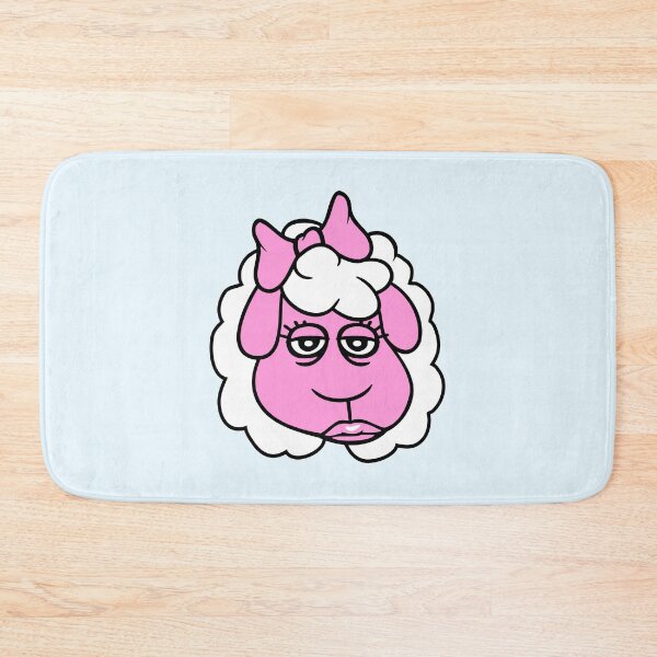Item preview, Sheep Girl Woman Face Female Pretty Tired Head Fun designed and sold by shirt-o-mat.