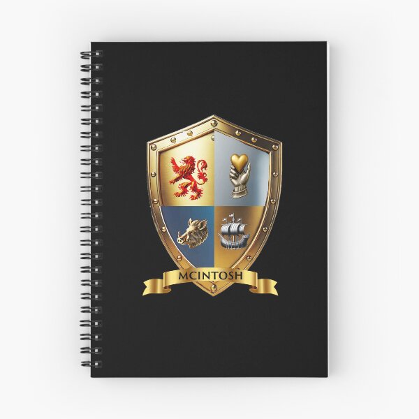 Item preview, McIntosh Name Shield  The Banner of Strength and Loyalty designed and sold by Highlandkings.