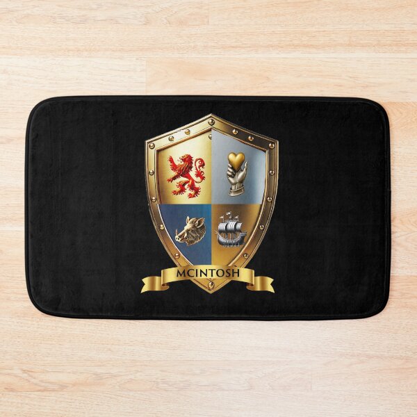 Item preview, McIntosh Name Shield  The Banner of Strength and Loyalty designed and sold by Highlandkings.