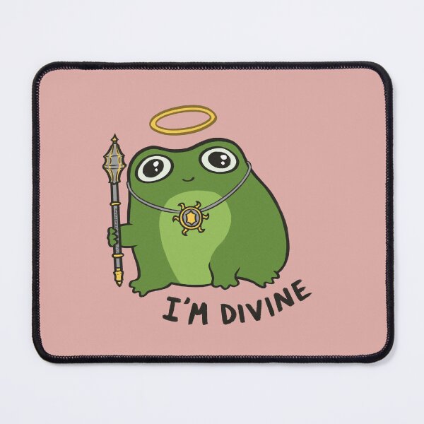 Item preview, I'm divine | D&D Cleric Frog designed and sold by ZentropyArt.