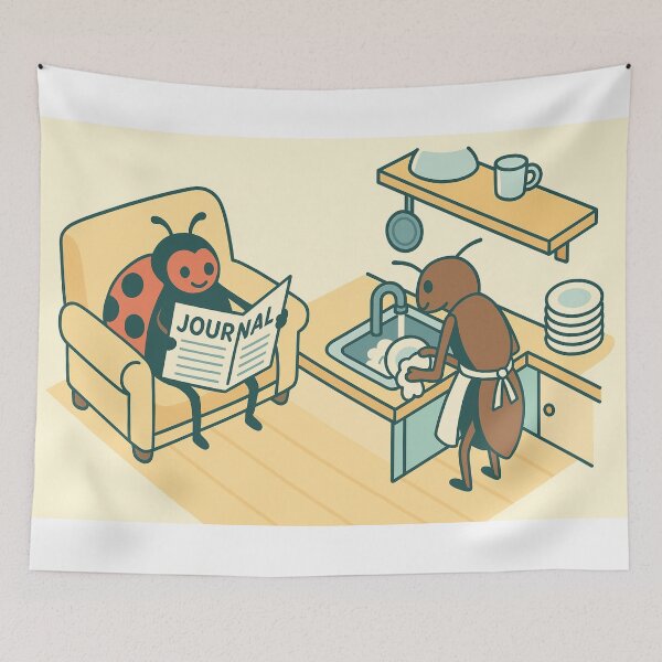 Item preview, "Role Reversal: A Bug’s Perspective on Gender Disparity" designed and sold by Pelapatate.