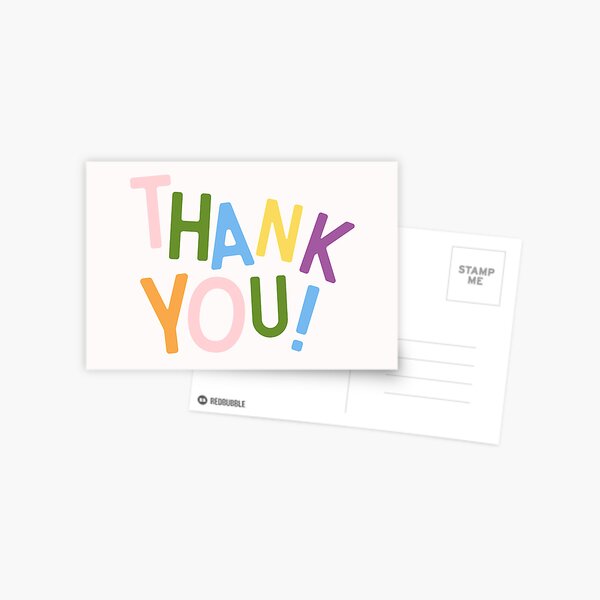 Item preview, Thank You! Colorful designed and sold by MadeByAria.