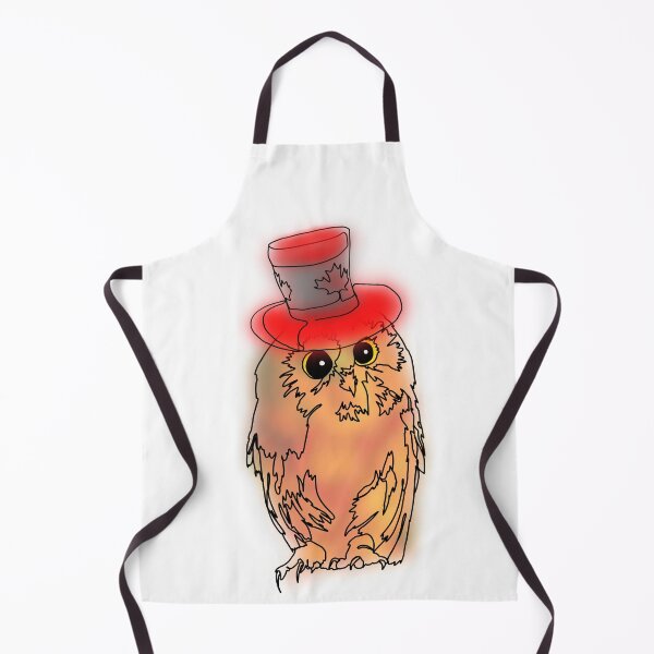 Item preview, Whimsical Owl in Canadian Top Hat – animalsinhats designed and sold by Ashley’sAnimalz.