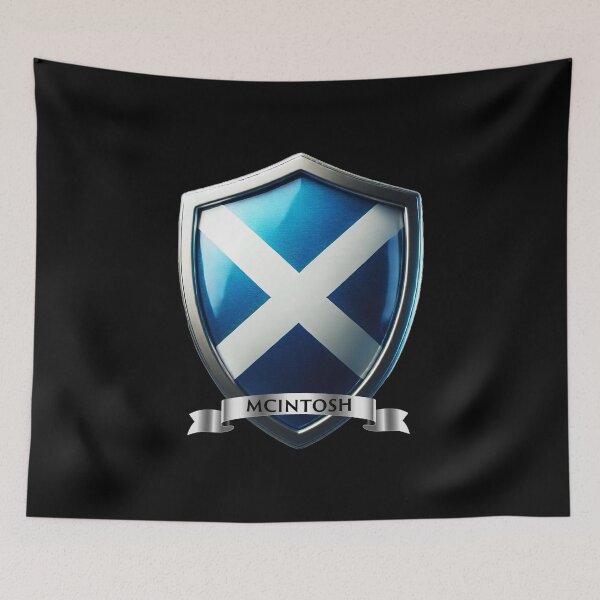 Item preview, McIntosh Scottish Shield  Where National Pride Meets Clan Legacy designed and sold by Highlandkings.