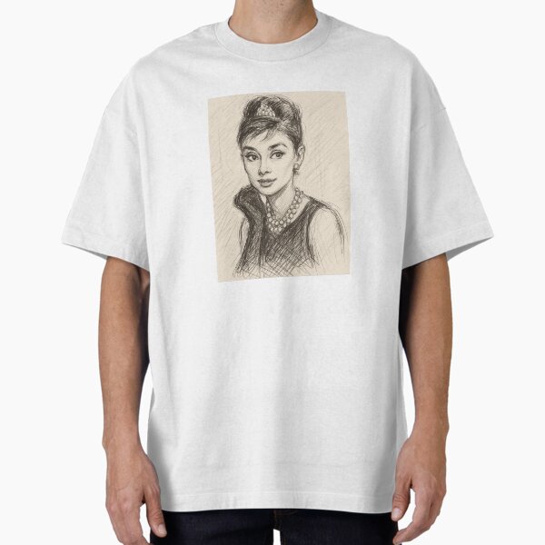 Item preview, Audrey Hepburn Sketch American Icon and Beauty example role model  designed and sold by adesignworld.