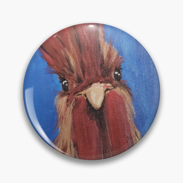 Item preview, Chicken Wonder an Original Acrylic painting by Emily Albright designed and sold by ARTwithAlbright.