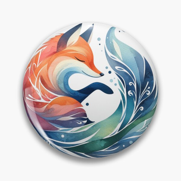 Item preview, Yin Yang Fox  designed and sold by TeetasticBtque.