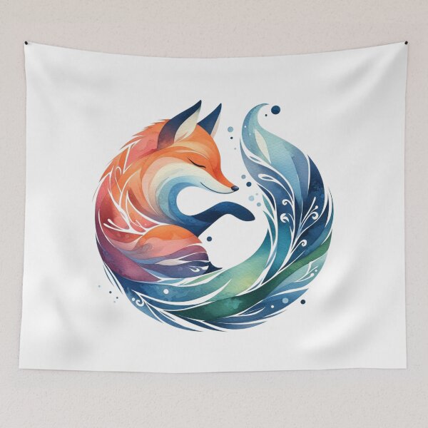 Item preview, Yin Yang Fox  designed and sold by TeetasticBtque.