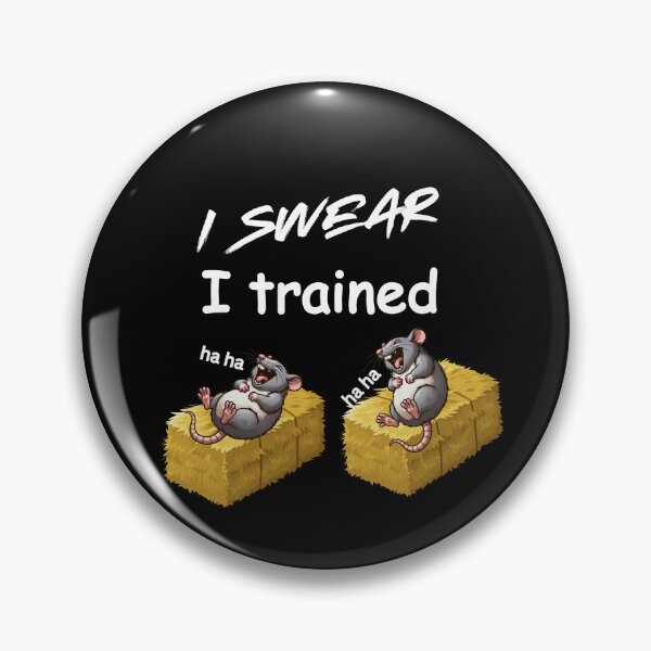 Item preview,  Funny Barn Hunt - I swear I trained with 2 laughing rats designed and sold by LBKdesigns.