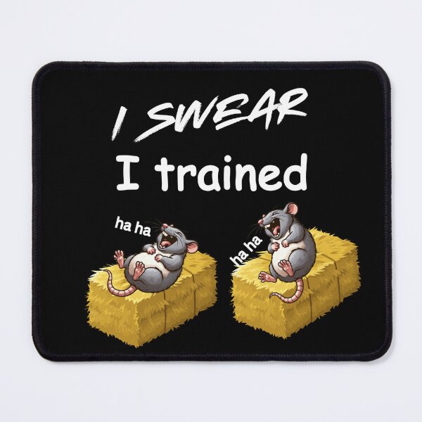 Item preview, Funny Barn Hunt - I swear I trained with 2 laughing rats designed and sold by LBKdesigns.