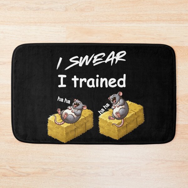 Item preview,  Funny Barn Hunt - I swear I trained with 2 laughing rats designed and sold by LBKdesigns.