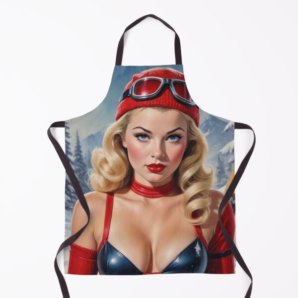 Item preview, Vintage Ski Blonde Pin Up designed and sold by MissSaylor.