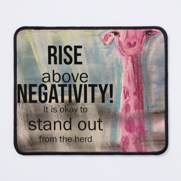 Item preview, Be positive giraffe designed and sold by Fee Blyth.