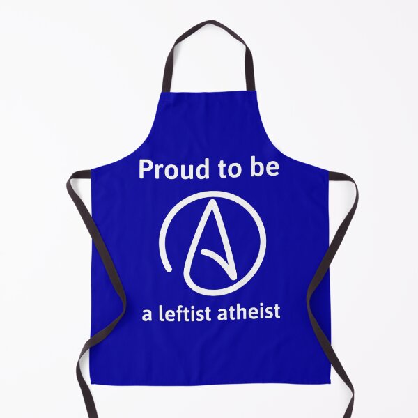 Item preview, Proud to be a leftist atheist  designed and sold by Rachel the Artist .