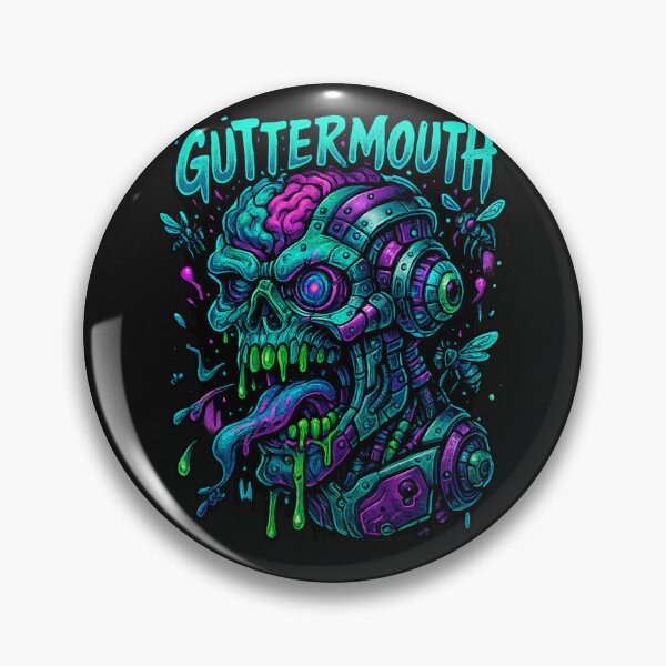 Item preview, GutterMouth Cyber Zombie T-Shirt designed and sold by Thaivi Design.