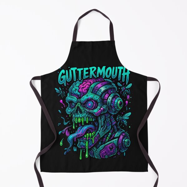 Item preview, GutterMouth Cyber Zombie T-Shirt designed and sold by Thaivi Design.
