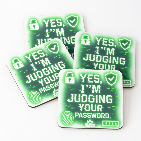 Item preview, Yes, I’m Judging Your Password – Funny Cybersecurity Analyst Gift Design designed and sold by WorkBuddyGifts.