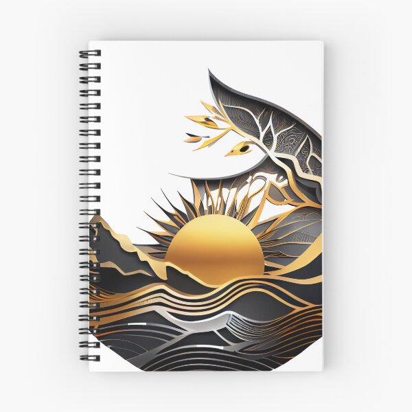 Item preview, Kintsugi Landscape Emblem designed and sold by ShadowAndSlate.