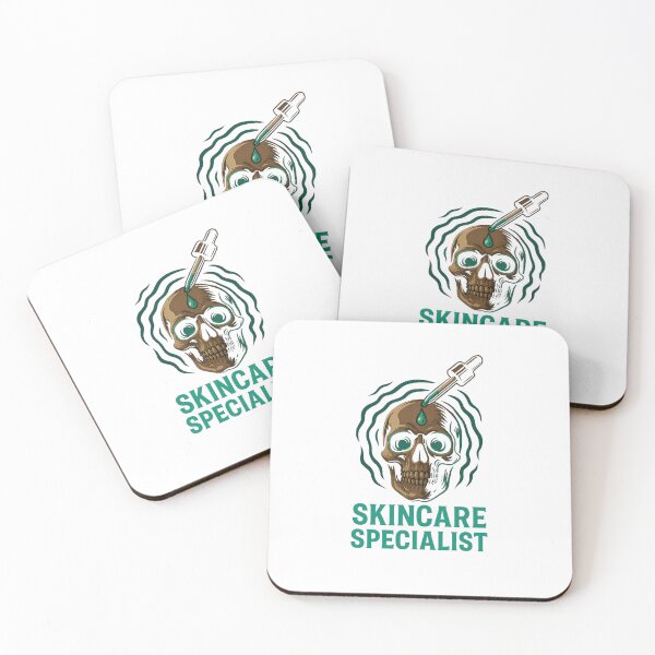 Item preview, Skincare Specialist – Green Skull Design for bold professionals designed and sold by Tuschycosmetx.