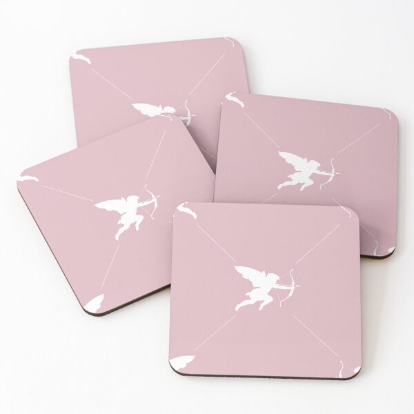 Item preview, Romantic Cupid Toile Pattern – Pink Vintage Valentine Design designed and sold by gentle orchard.