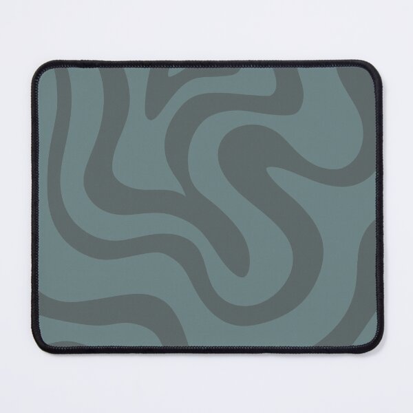Item preview, Muted teal retro squiggles designed and sold by Olitvia.