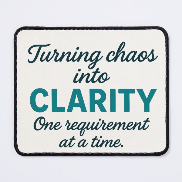 Item preview, Turning Chaos into Clarity – Funny Business Analyst Gift Design designed and sold by WorkBuddyGifts.