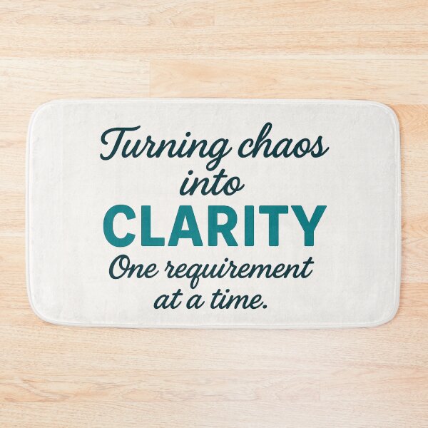 Item preview, Turning Chaos into Clarity – Funny Business Analyst Gift Design designed and sold by WorkBuddyGifts.