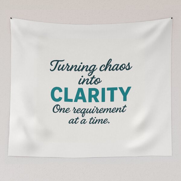 Item preview, Turning Chaos into Clarity – Funny Business Analyst Gift Design designed and sold by WorkBuddyGifts.