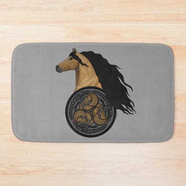 Item preview, Buckskin Horse with Celtic Horse Knotwork designed and sold by DappledMoon.