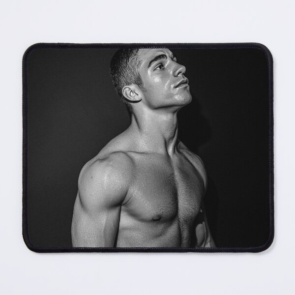 Item preview, Sweaty College Wrestler Torso Male Art Photography designed and sold by Atlas Kai.