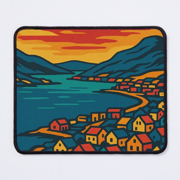 Item preview, Nunavik Travel Poster | Digital Retro Pop Art | Arctic Canada Wall Art | Colorful Inuit Culture Print | Northern Wilderness Decor designed and sold by PaintedPixels01.