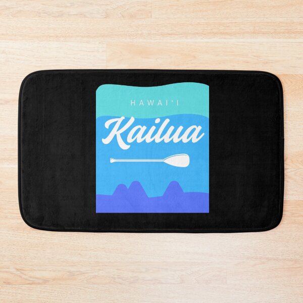 Item preview, Diseño de tabla de surf en Kailua, Hawái, con vista a la isla Mokes designed and sold by alohagiftbox.