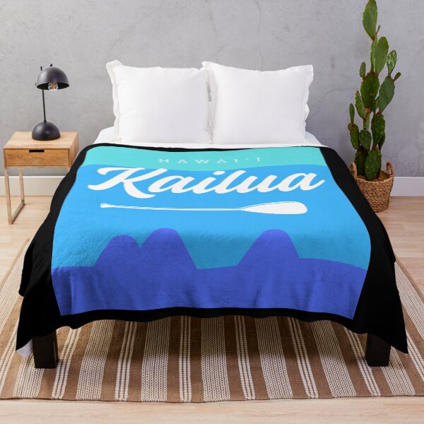 Item preview, Kailua Hawaii Surfboard Design with Mokes Island View designed and sold by alohagiftbox.