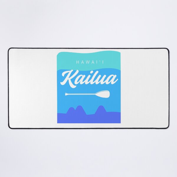 Item preview, Kailua Hawaii Surfboard Design with Mokes Island View designed and sold by alohagiftbox.