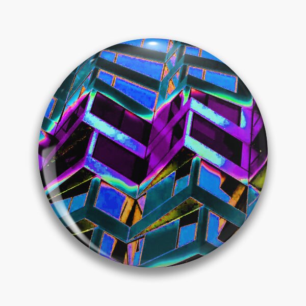 Item preview, Dancing Rectangles in Blue designed and sold by RiverDeeDesigns.