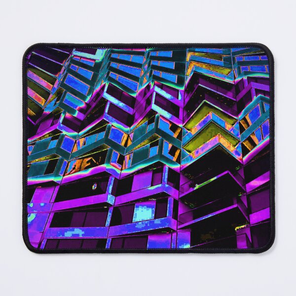Item preview, Dancing Rectangles in Blue designed and sold by RiverDeeDesigns.