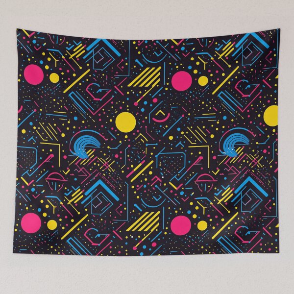 Item preview, 80's style pattern designed and sold by BestiePrintsUSA.