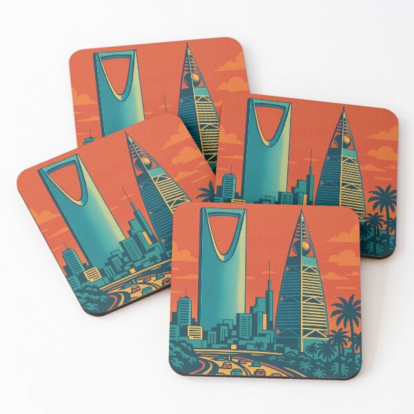 Item preview, Retro Riyadh Travel Poster | Vibrant City Art | Saudi Arabia Vintage Style | Colorful Riyadh Skyline | Pop Art Cityscape designed and sold by PaintedPixels01.