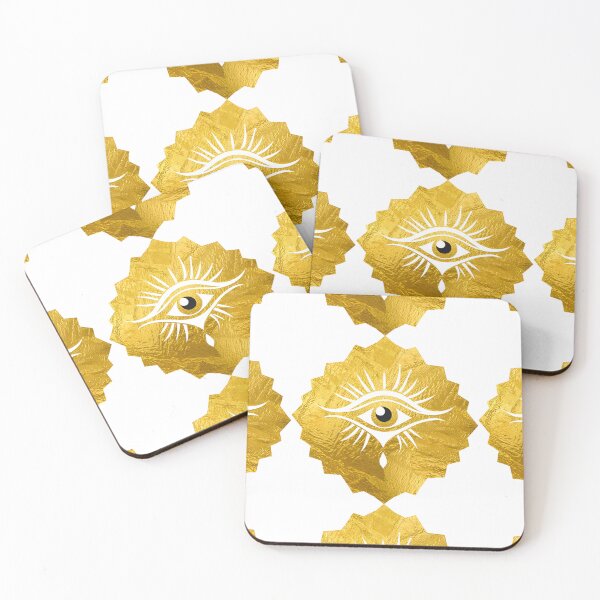 Item preview, Evil Eye 2 Gold Leaf designed and sold by retro-ether.