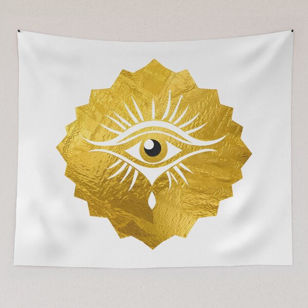 Item preview, Evil Eye 2 Gold Leaf designed and sold by retro-ether.