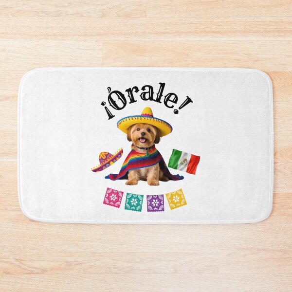 Item preview, ¡Órale Yorkipoo! Fiesta Pup in Sombrero, Poncho, and Mexican Flag Fun designed and sold by Fredster1966.