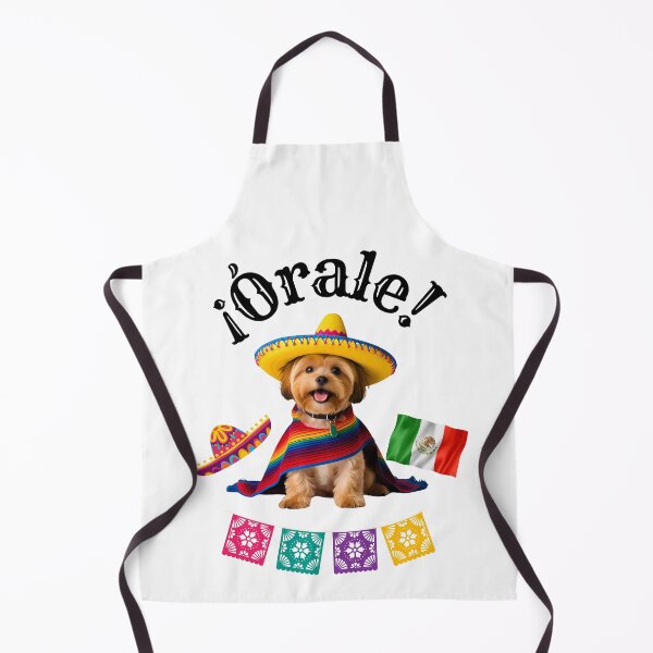 Item preview, ¡Órale Yorkipoo! Fiesta Pup in Sombrero, Poncho, and Mexican Flag Fun designed and sold by Fredster1966.