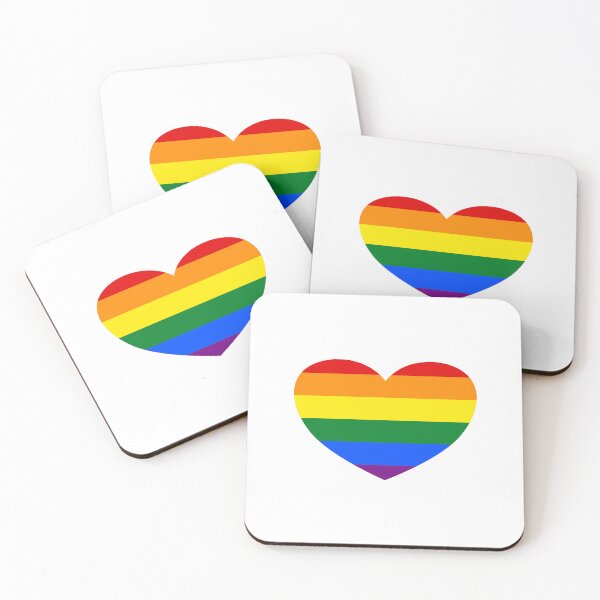 Item preview, Rainbow heart LGBT pride  month designed and sold by Inspirationmotivation.