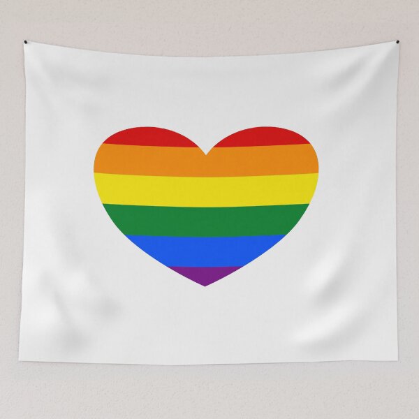 Item preview, Rainbow heart LGBT pride  month designed and sold by Inspirationmotivation.