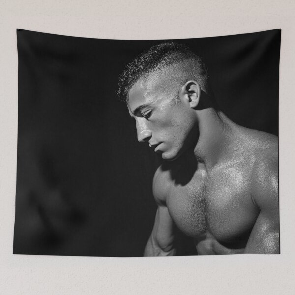 Item preview, Masculine Dominant Sweaty Wrestler designed and sold by Atlas Kai.
