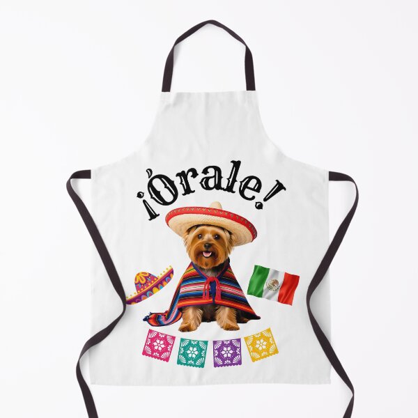 Item preview, ¡Órale Yorkshire Terrier! Fiesta Yorkie in Sombrero, Poncho & Mexican Flair designed and sold by Fredster1966.