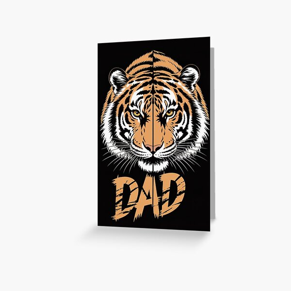 Item preview, Tiger Dad – Bold Fierce Father’s Day Animal Art designed and sold by InspireCreative.