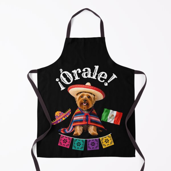 Item preview, ¡Órale Yorkshire Terrier! Fiesta Yorkie in Sombrero, Poncho & Mexican Flair designed and sold by Fredster1966.